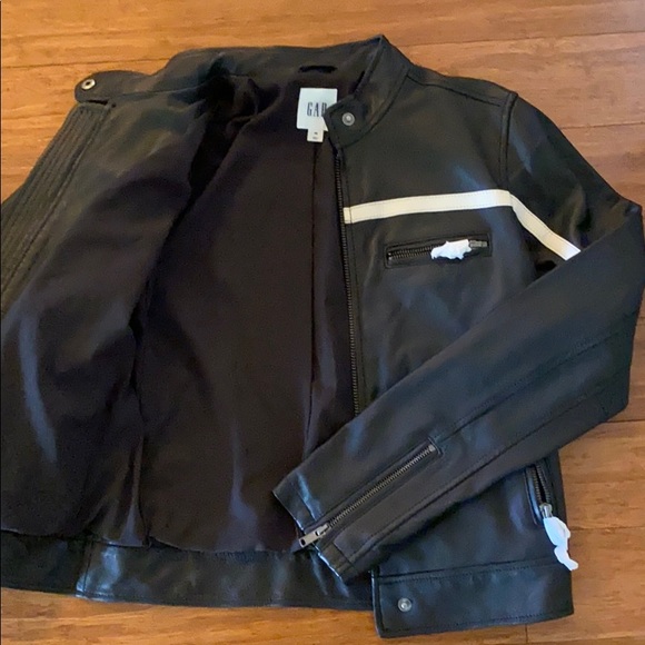 Gap Leather Jacket Size XS - Picture 4 of 5
